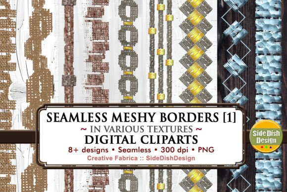 Download Seamless Meshy Borders Digital Cliparts - Digital cliparts Collection