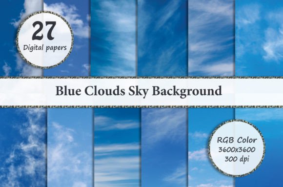 Download Blue Clouds Sky Background - Sky Collection